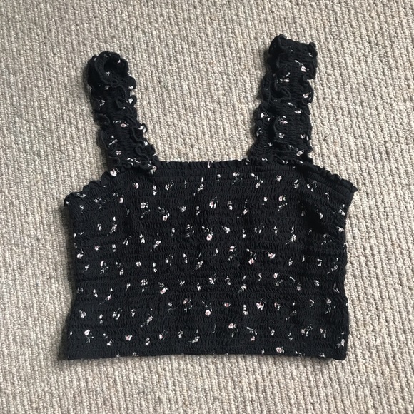 Hollister ruched floral tank! - Picture 2 of 3